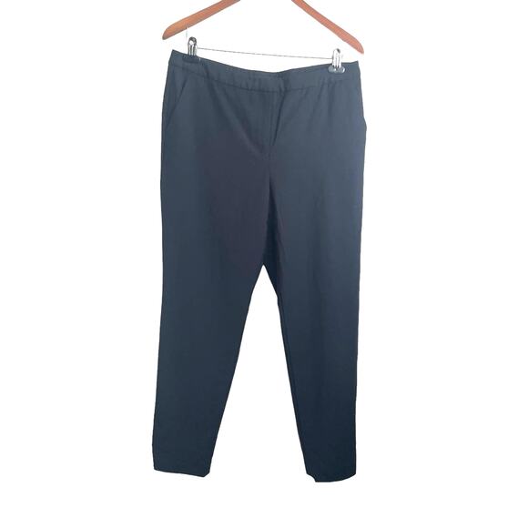 Talbots Women Pants 10 Black Straight Leg Lined Wool‎ Blend Capsule Workwear - Picture 1 of 8